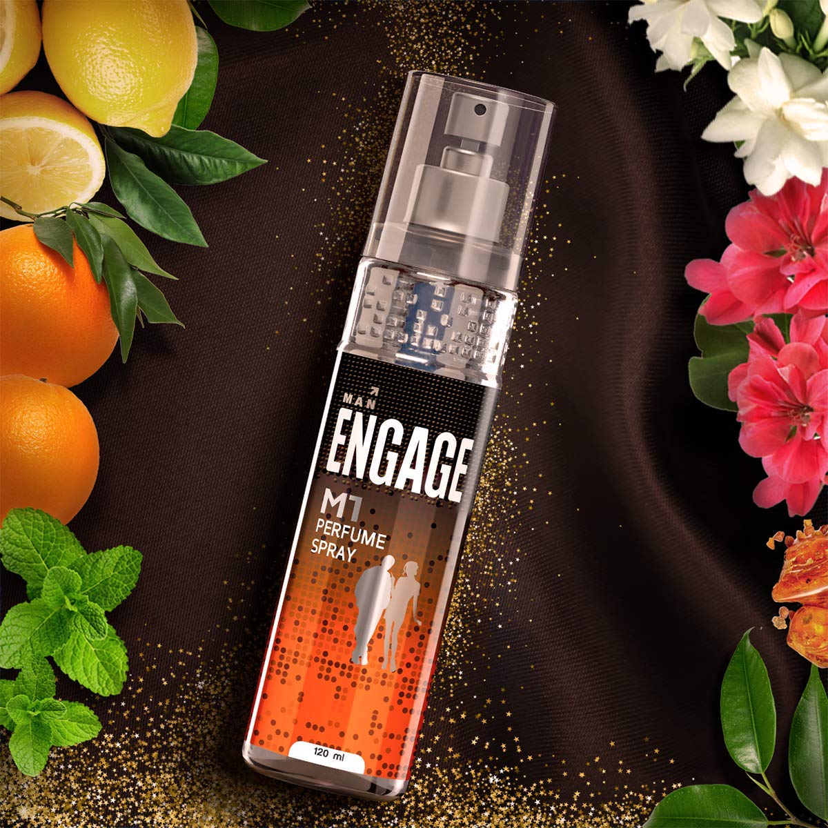 Engage M1 Perfume For Men | Citrus & Woody Fragrance | Long Lasting Skin Friendly Perfume 120ml 4 Fl.oz.