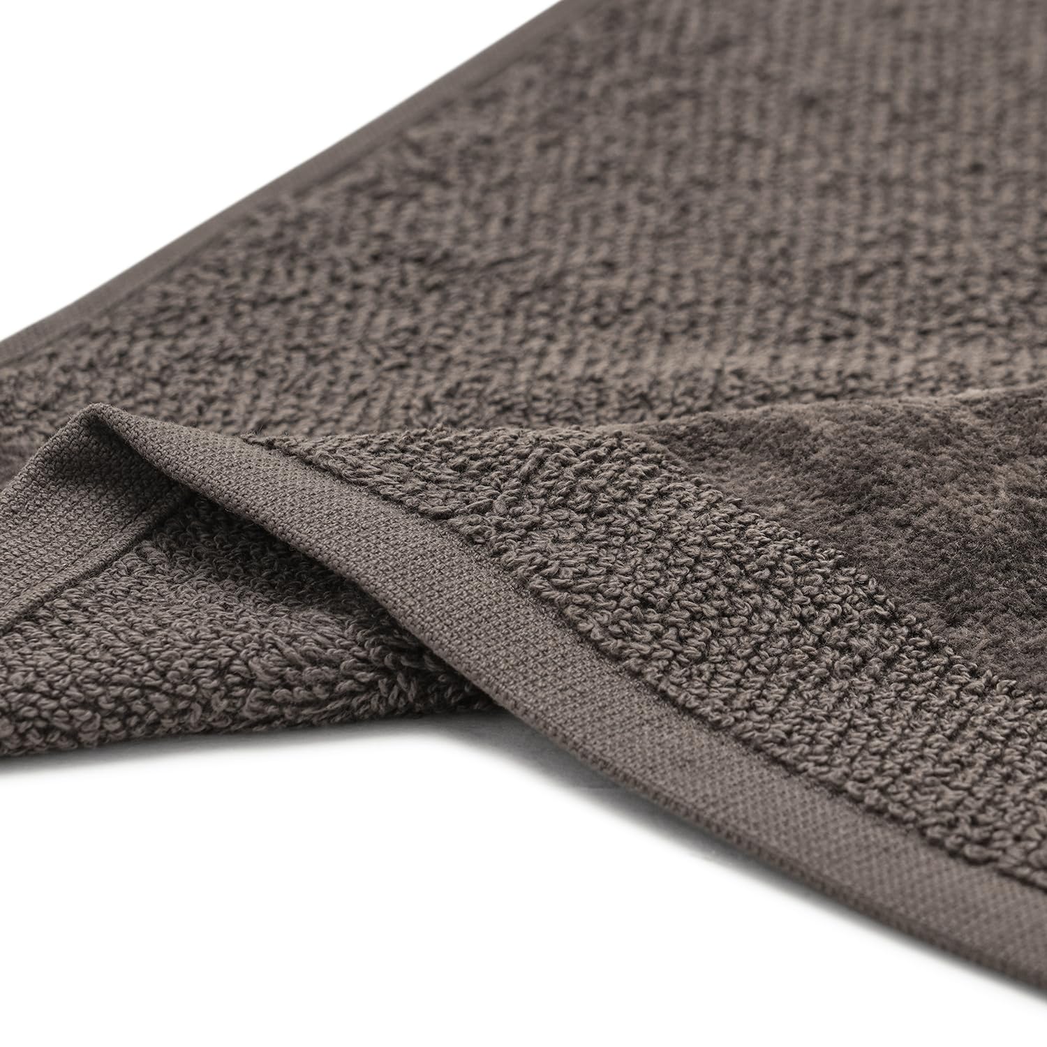 Pure Home + Living Sheared Face Towels 1300 Gsm | Ultra Soft, Absorbent, Quick Dry Towels For Facewash, Gym, Sports, Travel | Pack Of 8 (Dark Grey)