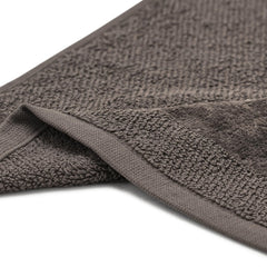 Pure Home + Living Sheared Face Towels 1300 Gsm | Ultra Soft, Absorbent, Quick Dry Towels For Facewash, Gym, Sports, Travel | Pack Of 8 (Dark Grey)