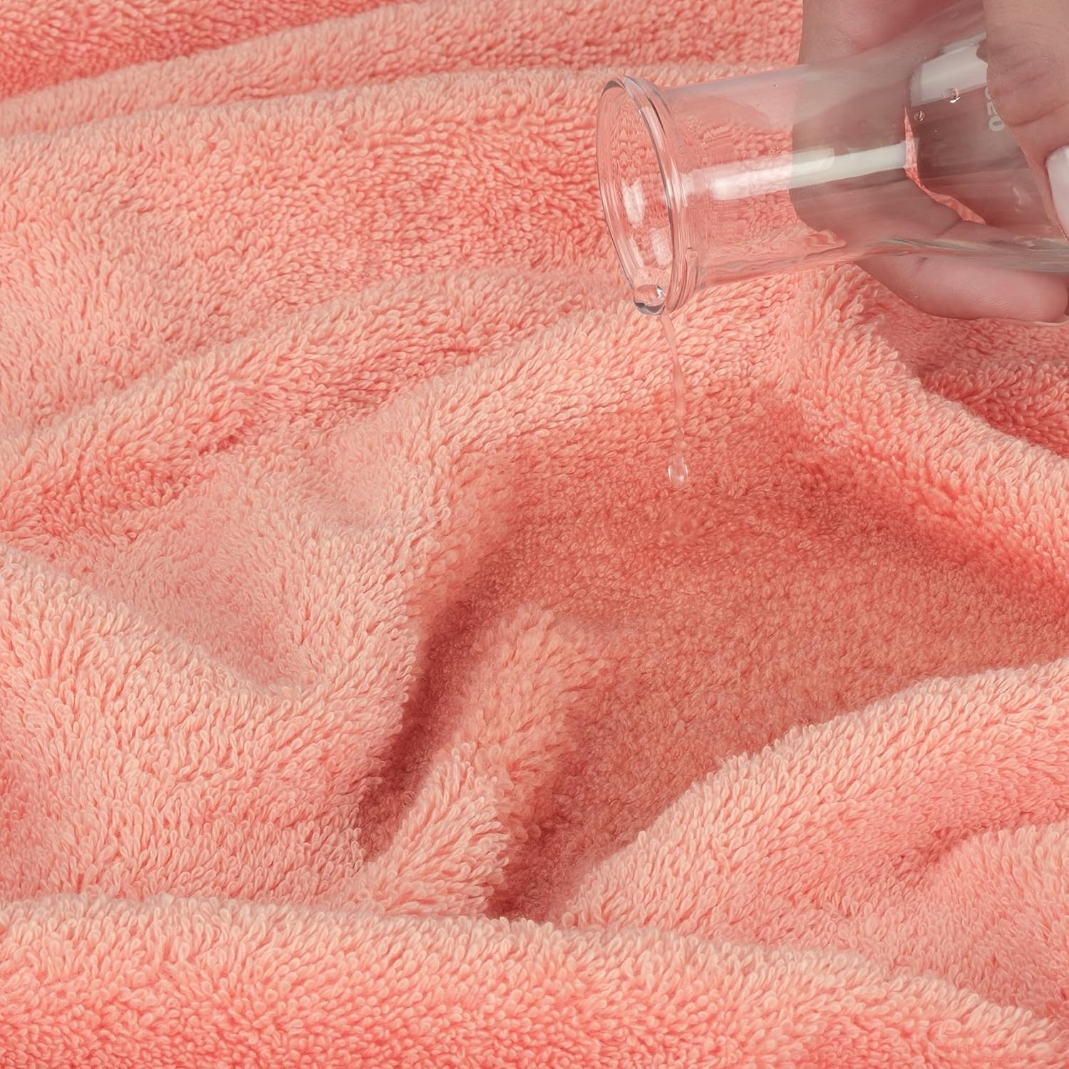 Elstone Home With Device Extra Large Premium Cotton Towel 700 Gsm | Ultra Soft & Super Absorbent Hotel & Spa Quality Towel (Pink)