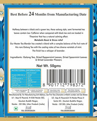 San-Cha High Mountain Mint Oolong Tea - 50gm, 1.7 Ounce, 150 Cups+ | Boost Metabolism Naturally & Stress Relief - Fruit & Cool Mint Notes | Low Caffeine