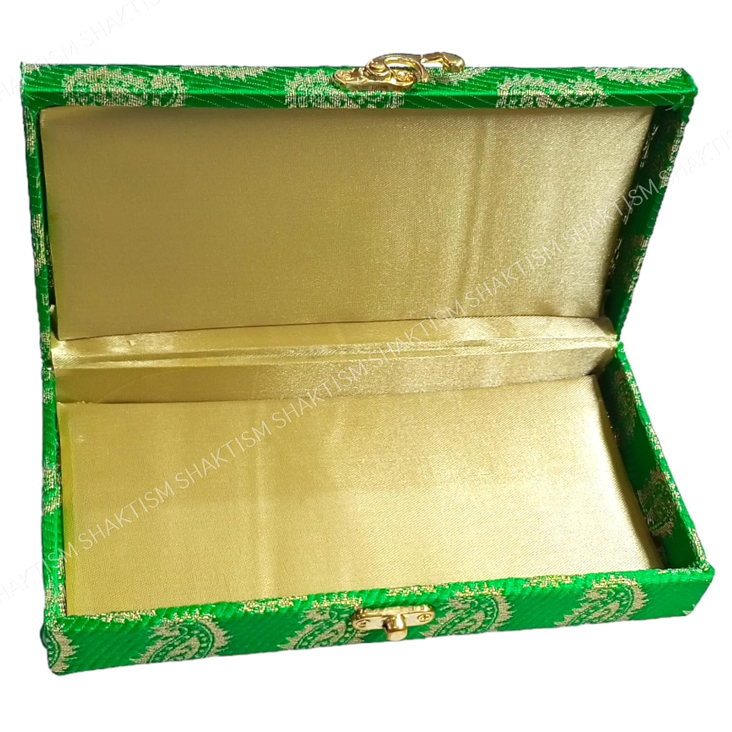 Decorative & Attractive Box Cash Box, Shagun Box, Jewellery Box, Money Box Envelop Wedding, Gift Box, Bangel Box Potli Design, Colour - Green