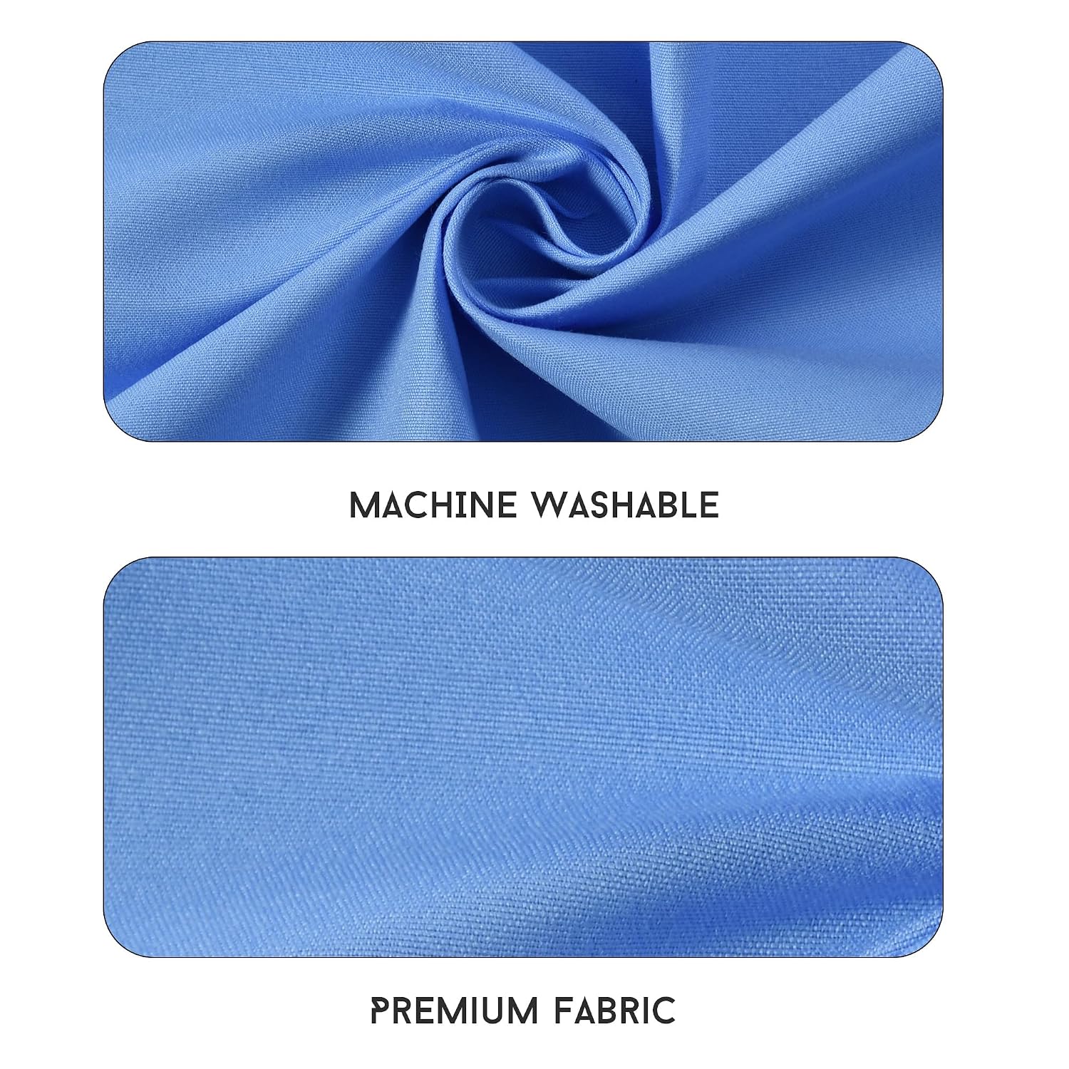 Queen Size Solid Plain Bedsheet Set Includes 2 Pillow Covers - 90 X 95 Inches, Sky Blue | Exceptional Softness & Breathability | Premium Microfiber Material