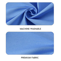 Queen Size Solid Plain Bedsheet Set Includes 2 Pillow Covers - 90 X 95 Inches, Sky Blue | Exceptional Softness & Breathability | Premium Microfiber Material