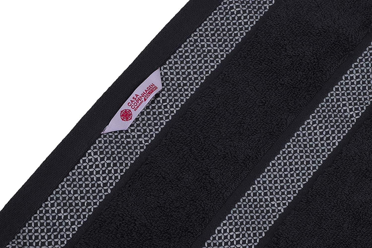 Casa Copenhagen Egyptian Cotton Solitiare 1 Pcs Large Bath Towel 500 Gsm (Pine Grey)