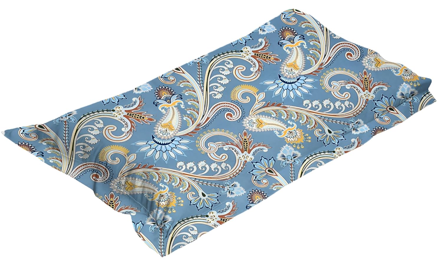 Floral Print Cotton 1 Single Bedsheet With 1 Pillow Cover - 60 X 90 Inches, Multicolor | Soft & Breathable Fabric, Skin-Friendly Bed Sheet For All Seasons
