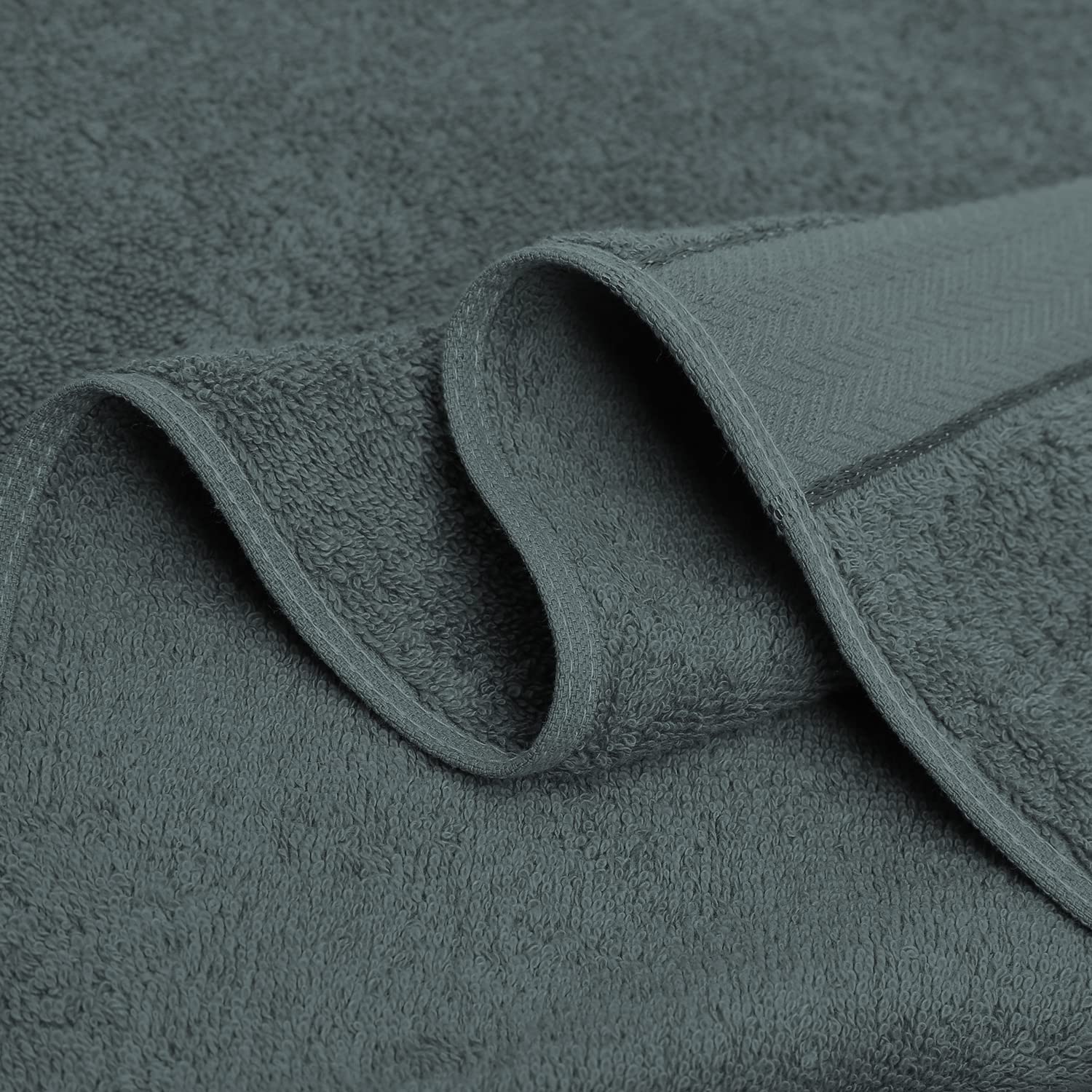 Cloth Fusion 100% Cotton Bath Towels 500 Gsm Large Size Set Of 2, Ultra Soft Bath Towel For Women & Men (Grey & Beige)
