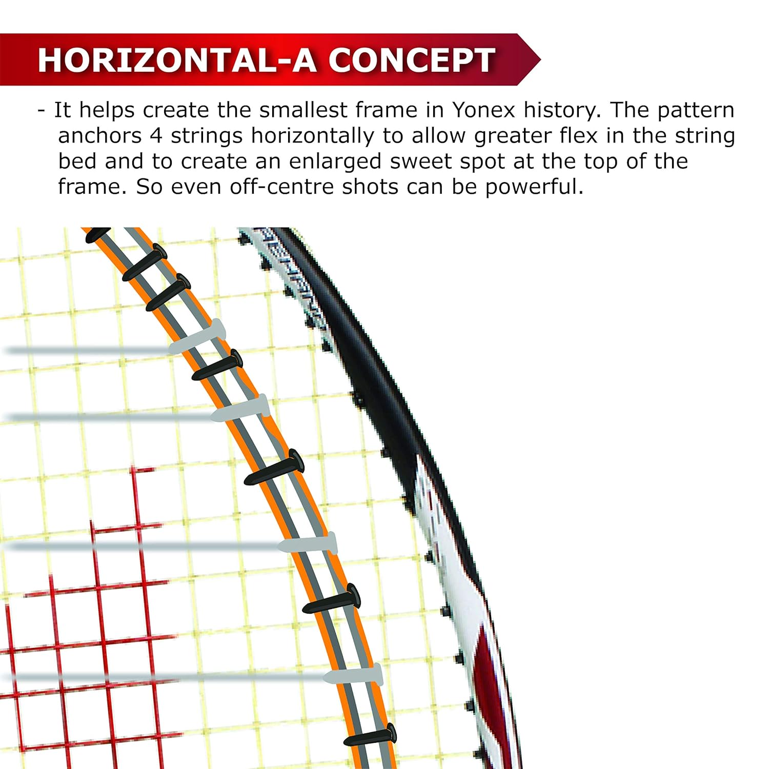 Yonex DUORA Z STRIKE Professional Graphite  Badminton Racquet With Free Full Cover, Colour - Black & White, 88 Grams , 28 Lbs Tension, Grip Size - G4