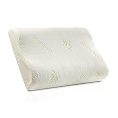 Cervical Pillow, For Neck Pain & Shoulder Pain Relief, White - King Size | Memory Foam Pillow For Sleeping, Orthopedic Contour Pillow For Spondylitis | Removable, Medical Pillow - Pack Of 2