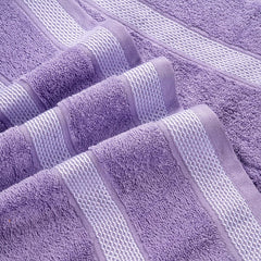 Casa Copenhagen Egyptian Cotton Waffle Large Size Bath Towel 500 Gsm (Purple Rose)