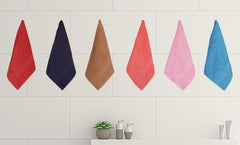 Ksc Shop Royal Cotton Hand Towel 750 Gsm - Set Of 6 (Multicolor)
