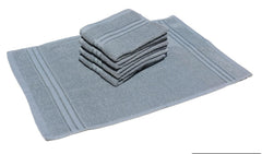 Solance Super Cotton Hand Towel 1000 Gsm | Ultra Soft & Super Absorbent Hand Towel (Grey) - Set Of 5