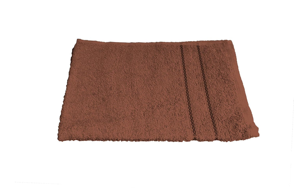Bombay Dyeing Flora Plain Dyed Cotton Bath Towel 500 Gsm - Brown