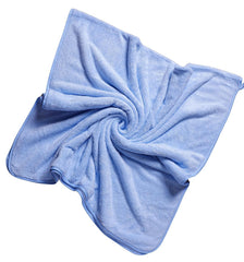 Fezora Microfiber Bath Towels 500 Gsm | Large Size Bath Towel- Super & Absorbent With Hook Quick Dry Towel For Men & Women (Light Blue)