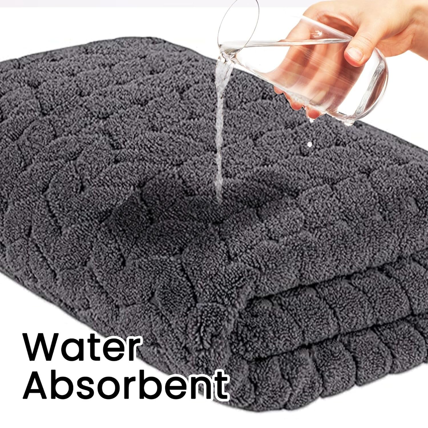 Maxoshine Microfiber Bath Towels Large Size-Super Soft Coral Fleece Bathing Towel With Hook Quick Dry Super Absorbent-Bath Towel For Men & Women (Grey/Pink) - Pack Of 2