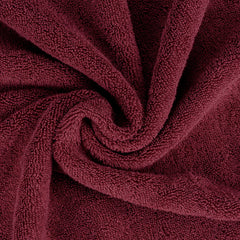 Casa Copenhagen Egyptian Cotton Exotic Hand Towel 400 Gsm (S Burgundy)- 2 Pcs