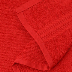 100% Cotton Bath Towel 600 Gsm | Soft Absorbent For Daily Use Bath Towel (Rich Red)