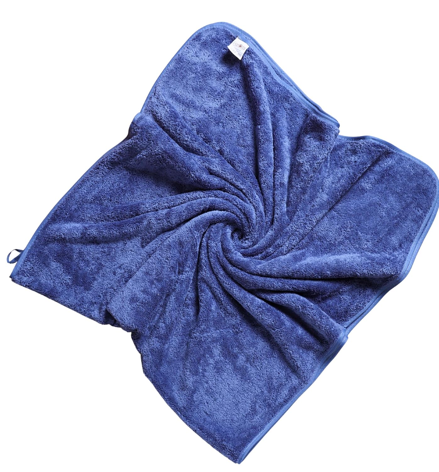 Fezora Microfiber Bath Towels 500 Gsm | Large Size Bath Towel- Super & Absorbent With Hook Quick Dry Towel For Men & Women (Dark Blue)