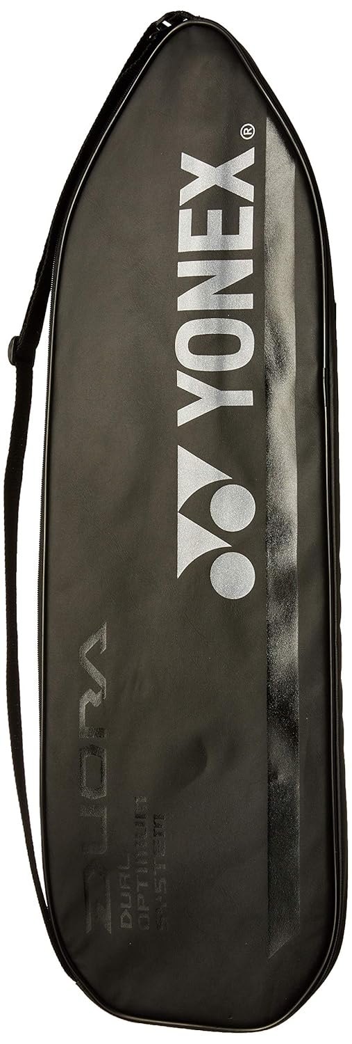 Yonex DUORA Z STRIKE Graphite Unstrung Badminton Racquet, Colour - Black & White, Grip Size - 4 Inch