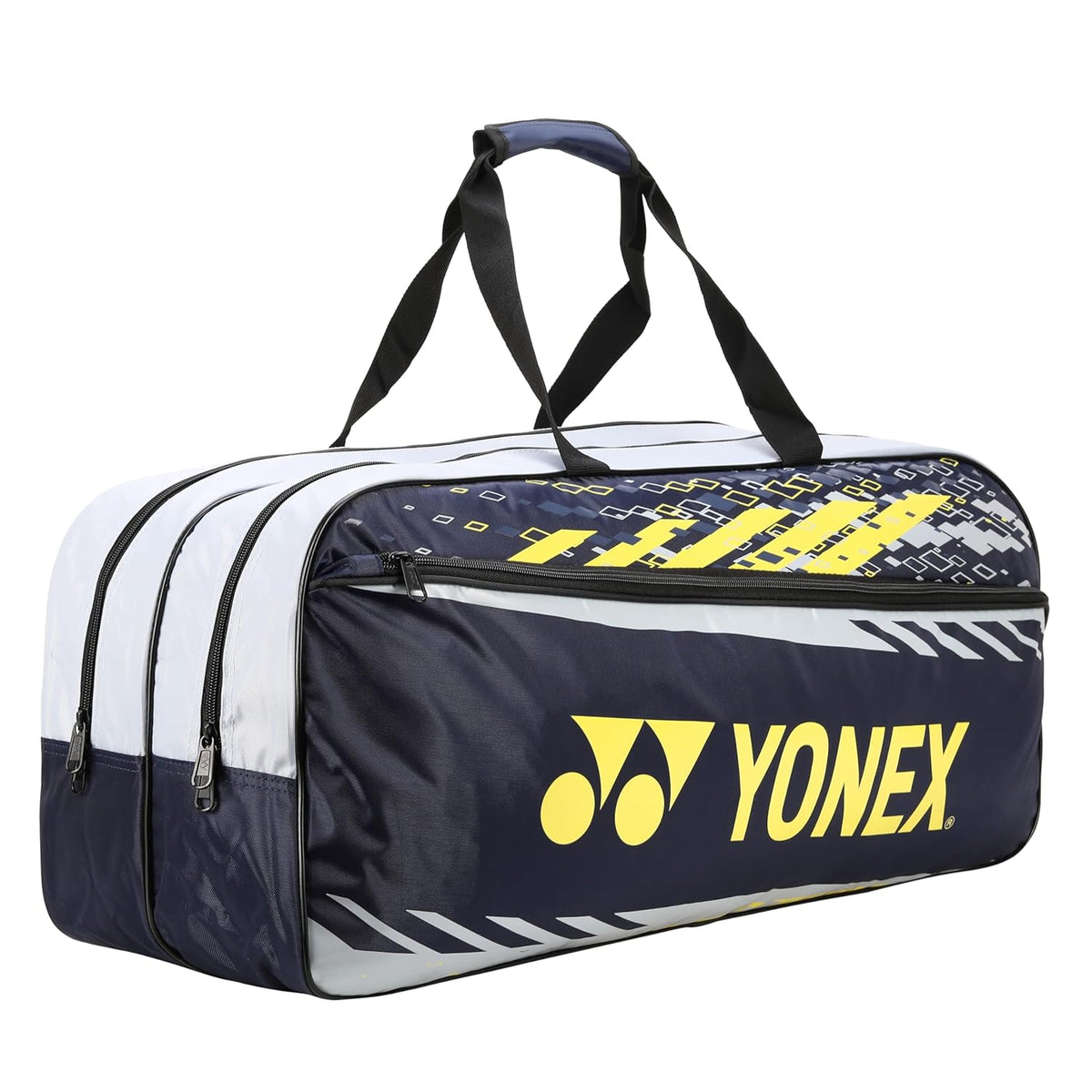 Yonex Badminton Tournament Bag 2331 T02, Colour - Navy Golden Kiwi, Material - Polyurethane, Size - Large