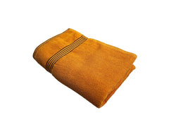 Space Fly Cotton Luxury Large Size Bath Towel 1000 Gsm (Yellow) - Pack Of 2