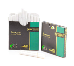 Aarogyam Herbals 100% Tobacco & Nicotine Free Cigarette For Relieve Stress & Mood Enhance Product For Smokers - 10 Sticks In Each Packet (Black Current Flavour, Pack Of 5)