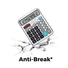 Bambalio BL-880 Electronic Calculator With Big 12 Digits & Metallic Panel | 3 Years Warranty & 3 Years Battery Life | LCD Screen For A Longer