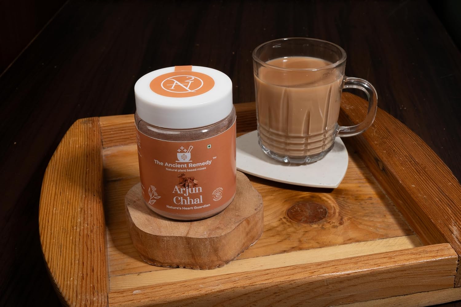 The Ancient Remedy Arjun Chaal Power, 100% Natural & Pure Herbal Arjun Ki Chaal Powder For Men & Women Supports Heart Health, Promotes Good Cholesterol | 110gm 0.2lbs