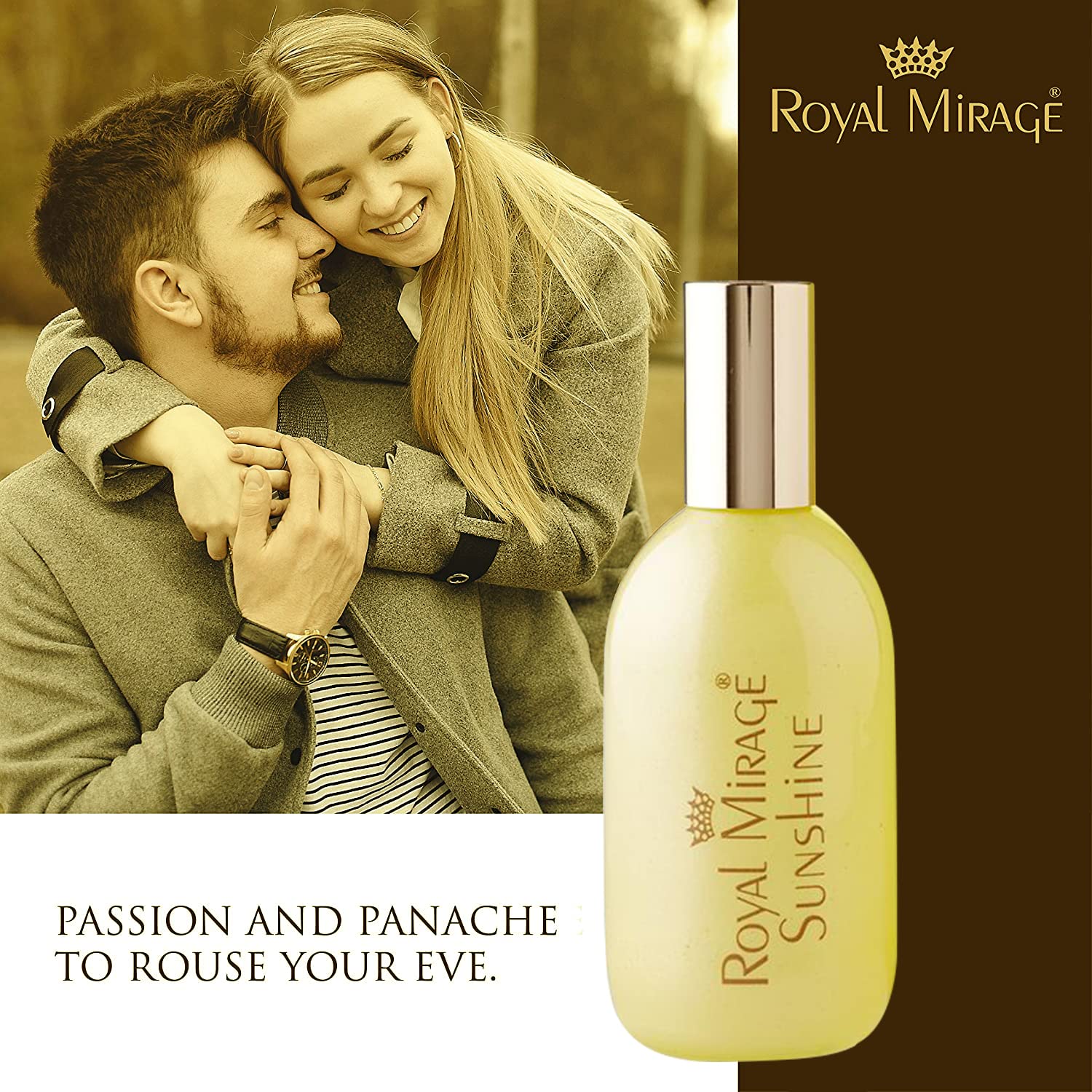 Royal Mirage Sunshine Eau De Cologne Spray 120ml 4.0 Fl.oz. Alcohol Free | Women Fragrance