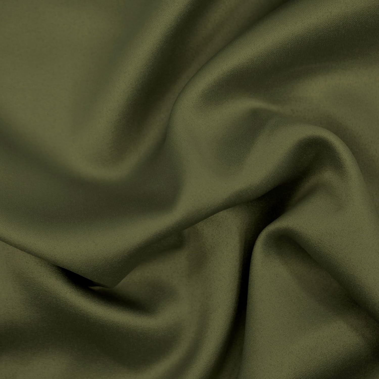 Bedsheet For Super King Size Bed With 2 Matching Pillow Cover - 108 X 108 Inches, Olive | Ideal For Healthy Skin & Hair | 100% Premium Fabric Is Lightweight, Soft & Comfortable