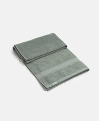 Jockey T101 Men'S Cotton Terry Ultrasoft & Durable Solid Bath Towel 590 Gsm (Sage)