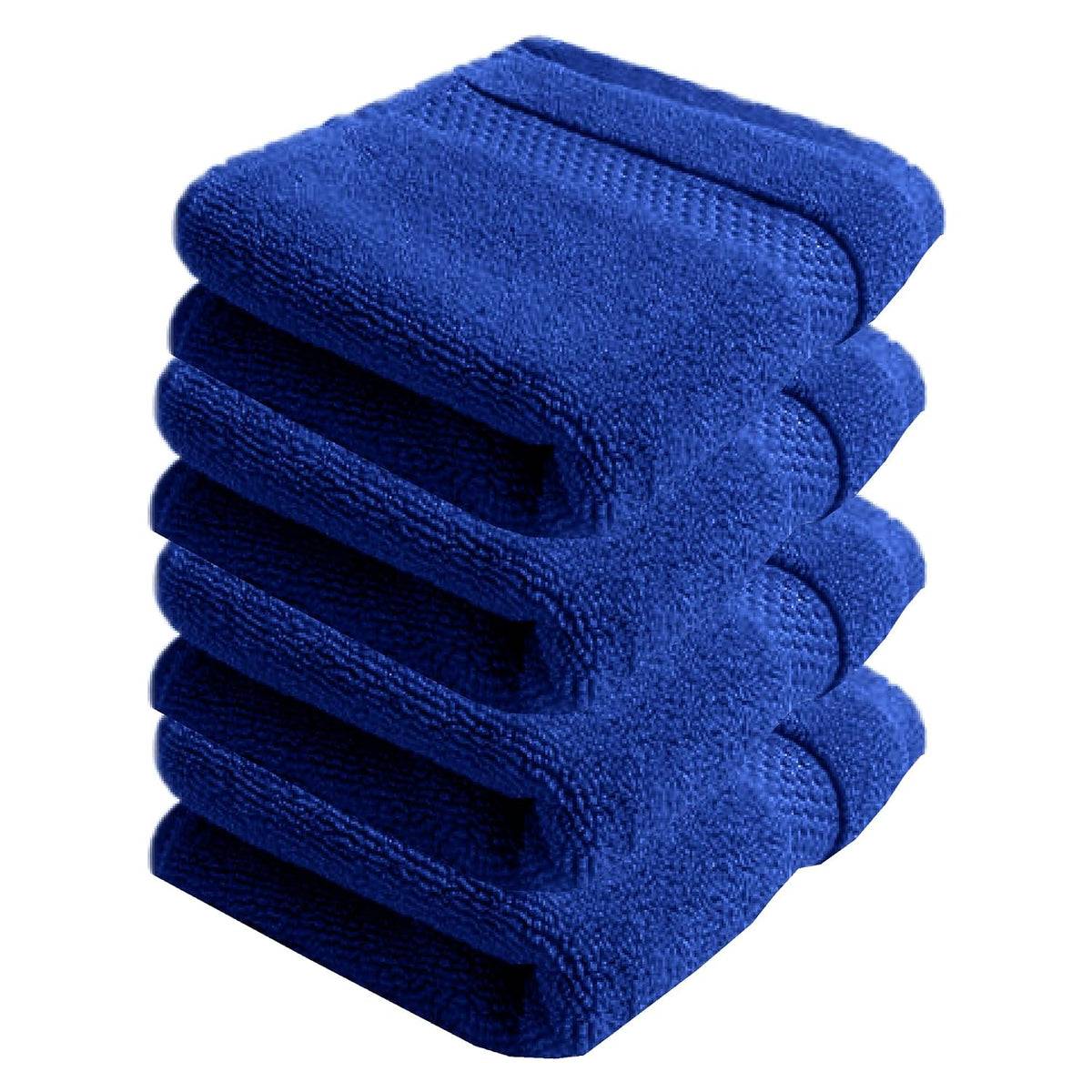 100% Cotton Hand Towels 600 Gsm | Super Soft, Absorbent, Quick Dry Hand Towel For Gym & Workout (Blue, Pack Of 4)