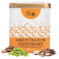 The Indian Chai Arjun Tea For Good Heart - 100gm, 3.5 Ounce | Promotes Heart Health, Maintains Cholesterol - Rich In Antioxidants, Caffeine Free