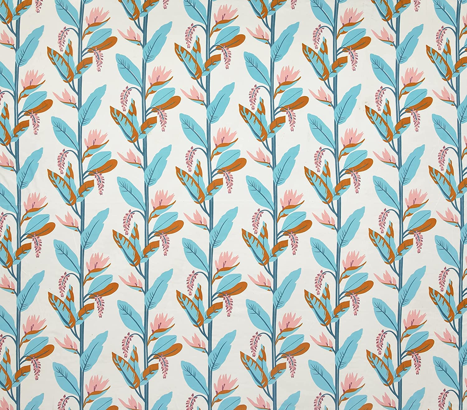 Single Bed Floral Bedsheet With 1 Pillow Cover - 60 X 90 Inches, Multicolor | Durable & Long Lasting Fabric, Easy Hand & Machine Wash