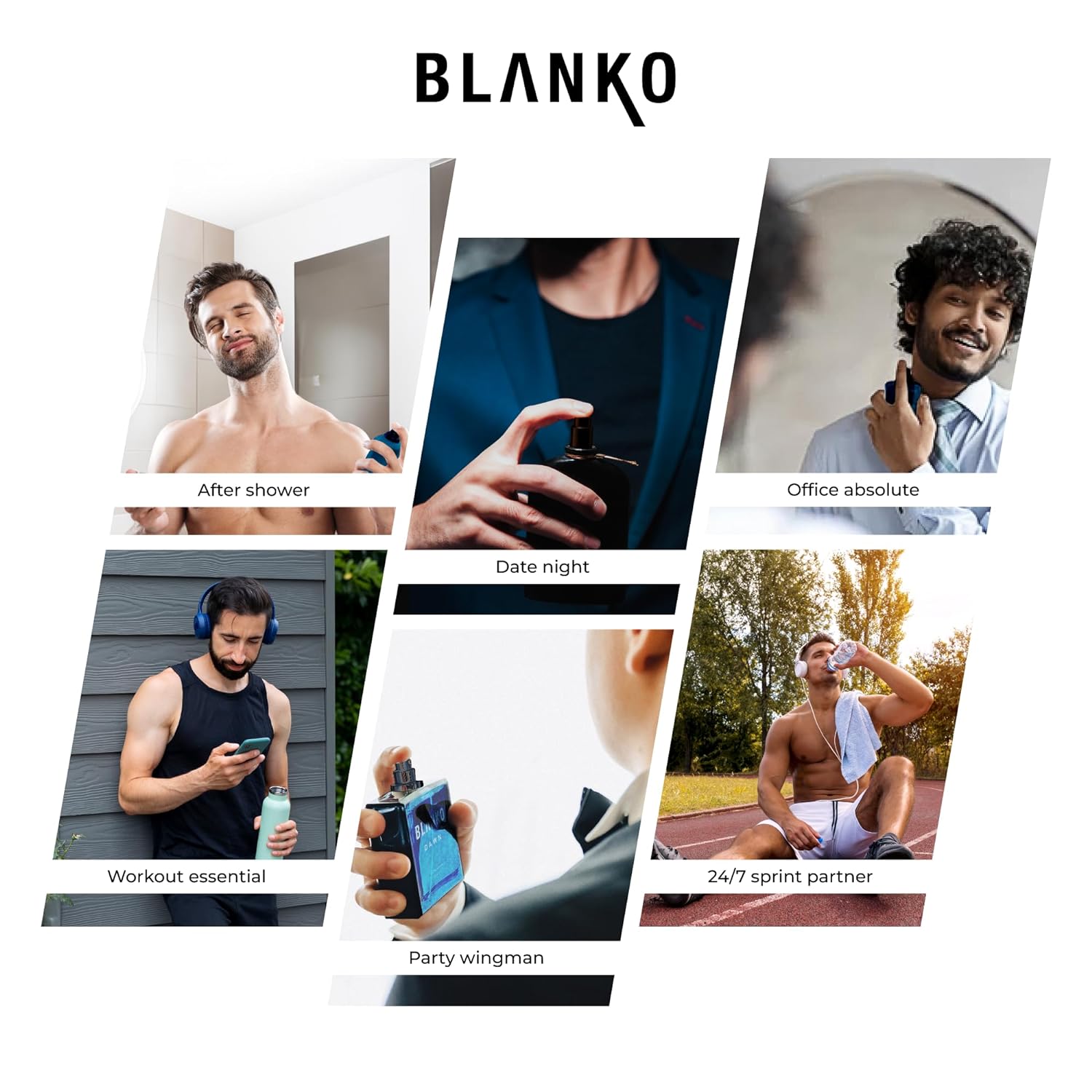 Blanko Dusk Eau De Parfum 100ml 3.4 Fl.oz. Solid Long Lasting Smell | Gift Set For Husband, Father, Brother, Boyfriend