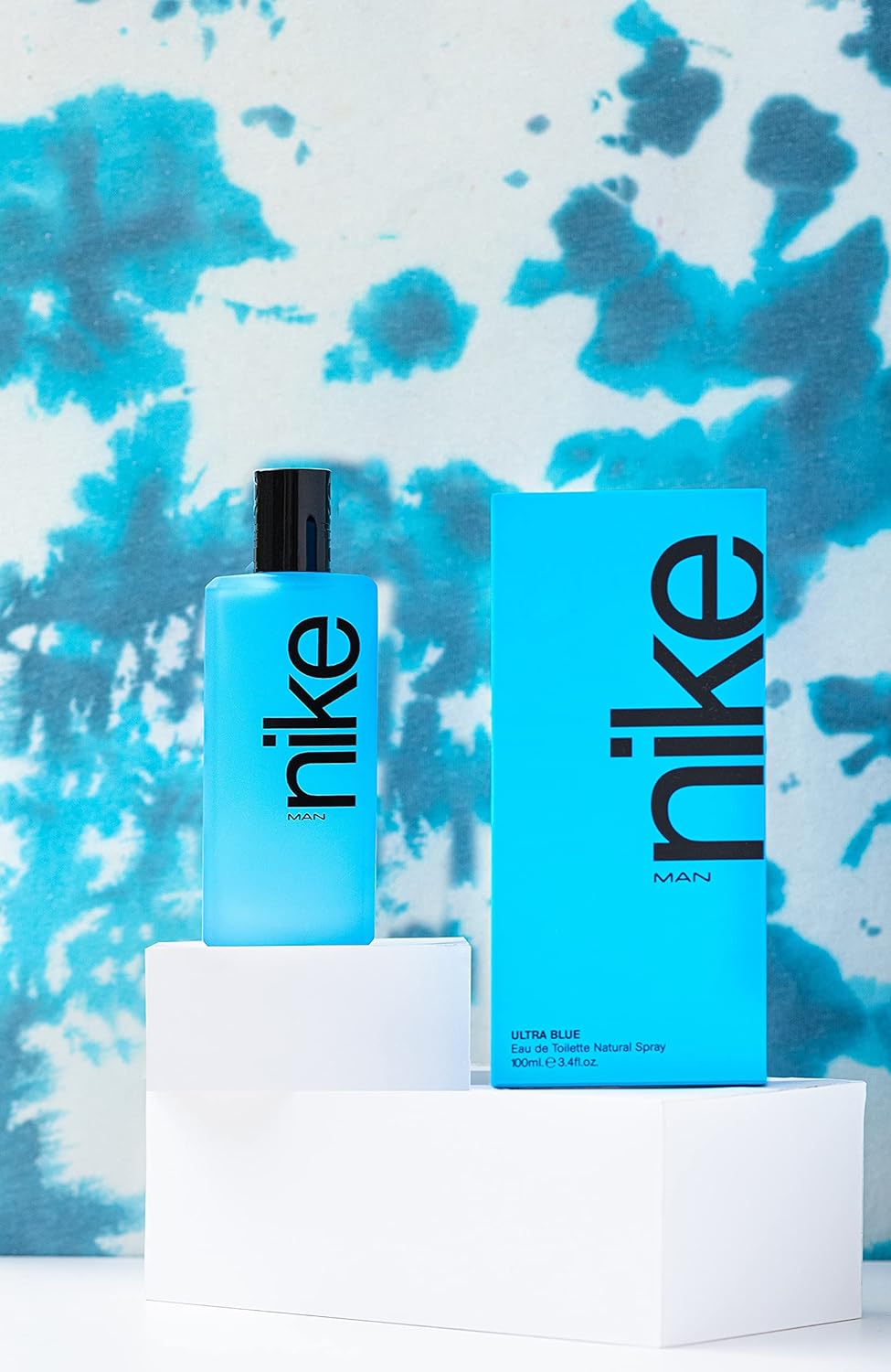 Nike Ultra Blue Eau De Toilette Deodorant & EDT Natural Long Lasting Body Spray 300ml 10.1 Fl.oz. | Perfect Gift Set For Men