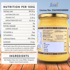 Premium A2 Cow Desi Ghee By Village Company | Rich In Nutrients Calcium & Iron Pure Healthy Desi Cow Ghee For Weight Loss | 5 Litr (1 Litr * 5) 169.0 Ounce | Jar Pack