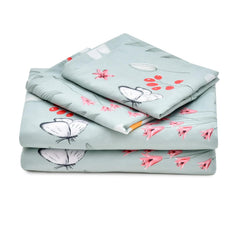 Elastic Fitted Bedsheet For Double Bed With 2 Pillow Cover - 60 X 78 Inches, Multicolor | Super Soft Brushed Durable Fabric