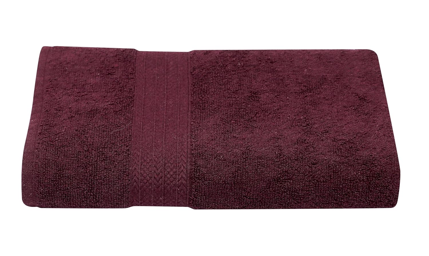 RD Trend 100% Cotton Bath Towels 1000 Gsm | Soft & Absorbent Bath Towel For Men, Women Urban Comfort (Black & Wine) - 2 Pcs