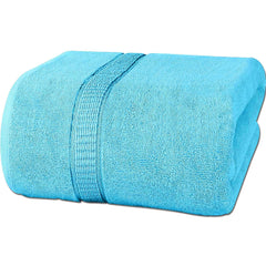 Rewop Microfiber Bath Towels 600 Gsm | Large Size-Super Soft Coral Fleece Bathing Towel With Hook Quick Dry Super Absorbent-Bath Towel For Men & Women (Light Blue)