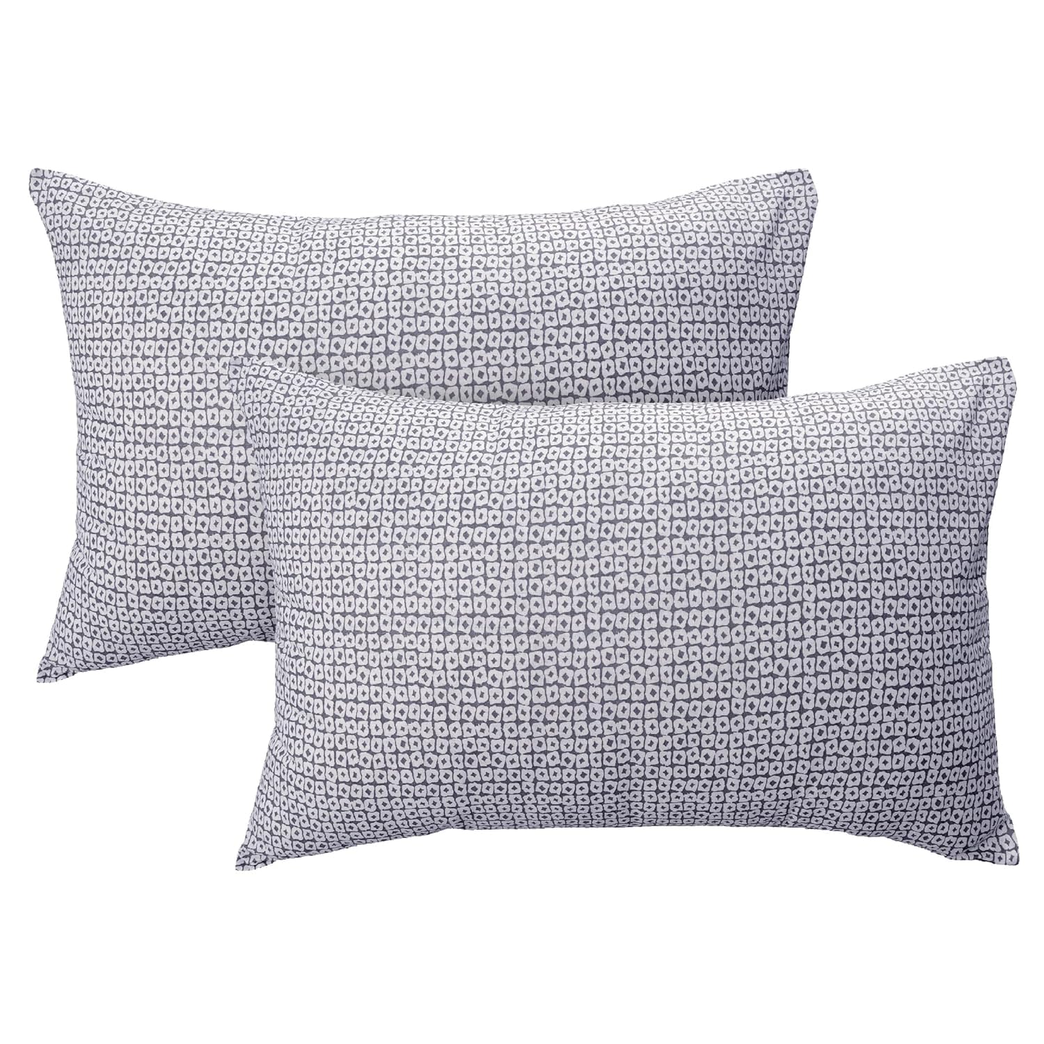 Super King Size Bedsheets 108 X 108 Inches With 2 Pillow Covers, Lavender & Grey | Premium Super Soft Super Cotton Bedsheet