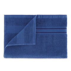 Spaces 100% Cotton Bath Towel 400 Gsm | Ultra Absorbency Easy Care Light Weight Blush Cotton Towels (Cobalt Blue)