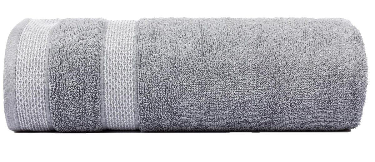 Casa Copenhagen Egyptian Cotton Solitiare 1 Pcs Large Bath Towel 500 Gsm (Grey Violet)