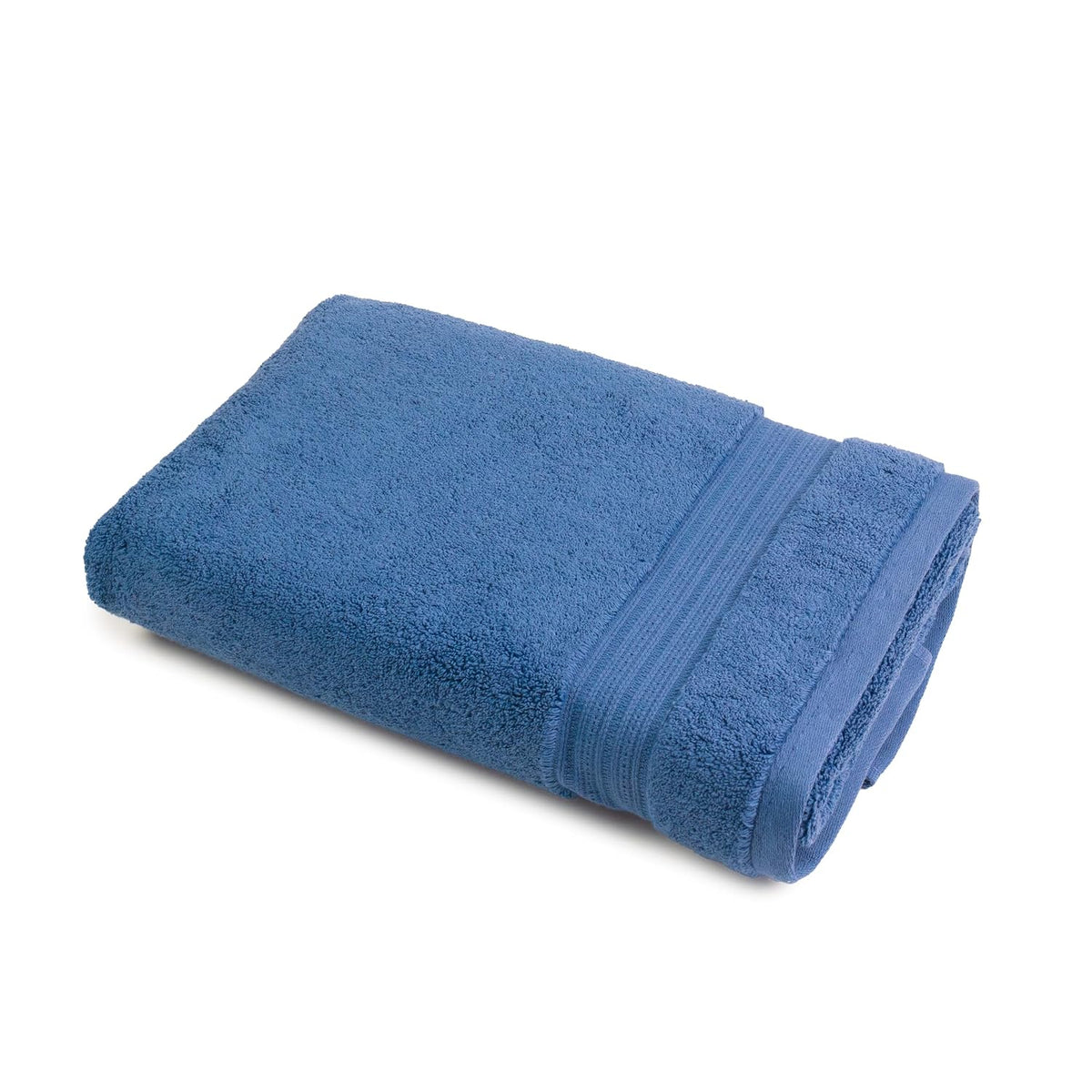Vilasiya Plushwave 100% Cotton Bath Towel 650 Gsm | Zero Twist Yarn Luxurious Soft & Extra Absorbent Bath Towel (Blue)