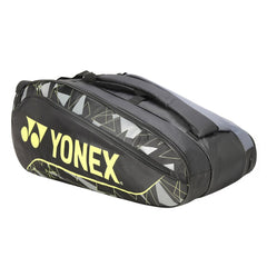 Yonex Badminton Racquet Bag 2329 T01 BT9, Colour - Black Light Lime, Size - Large, Material - Polyurethane