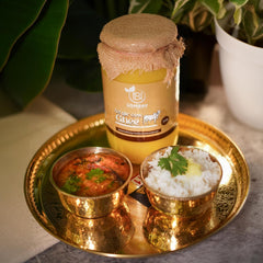 100% Pure A2 Gir Cow Ghee By Bombay Naturals | Rich In Protein Fiber Healthy A2 Gir Cultured Cow Ghee Good For Diet | (1 Litr) 33.8 Ounce | Jar Pack