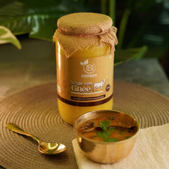 100% Pure A2 Gir Cow Ghee By Bombay Naturals | Rich In Protein Fiber Healthy A2 Gir Cultured Cow Ghee Good For Sweets | (2 Litr) 67.6 Ounce | Jar Pack