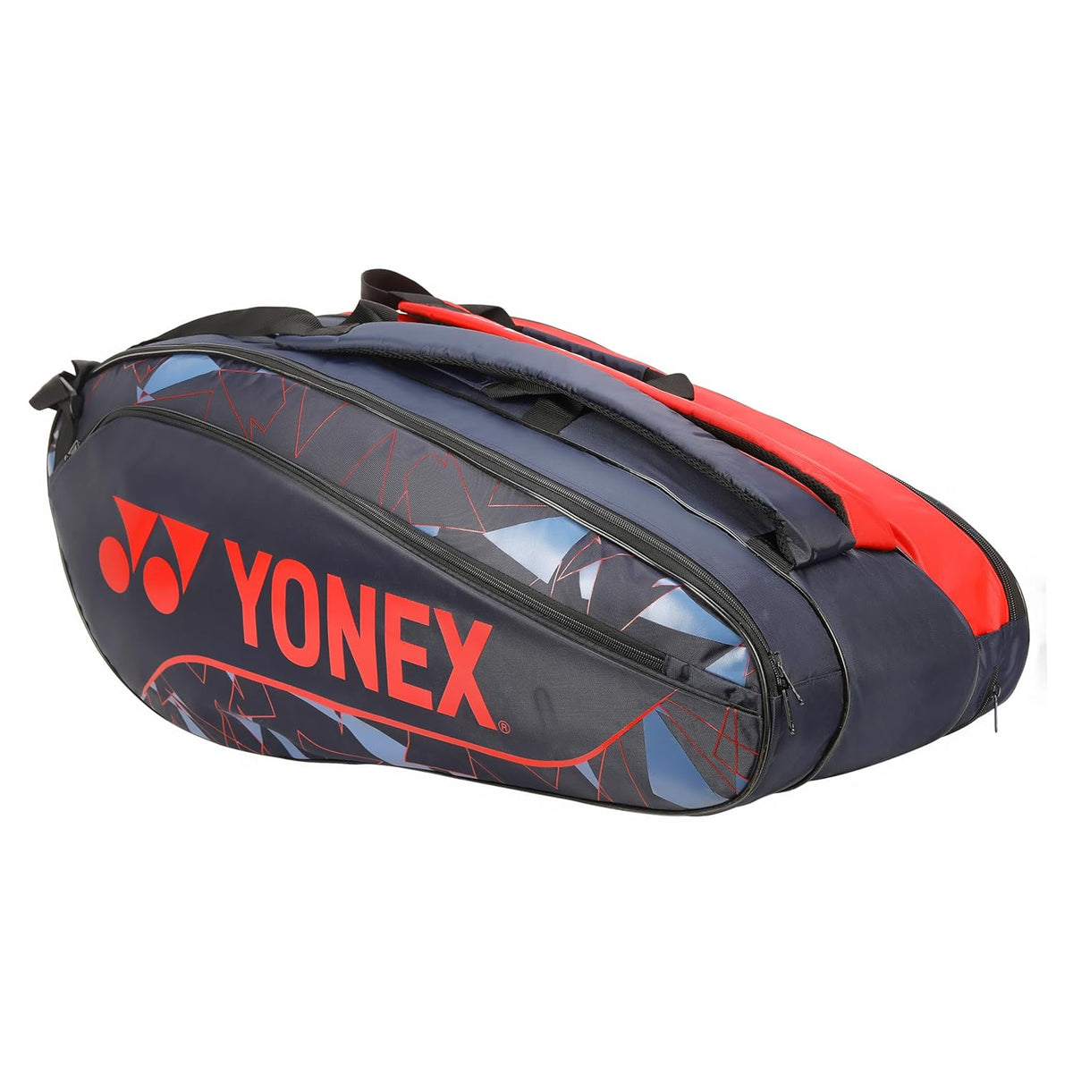 Yonex Badminton Racquet Bag 2329 T01 BT9, Colour - Indigo Fog Hyper Red, Size - Large, Material - Polyurethane