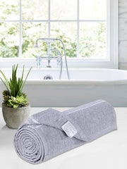 Home Elite Cotton Bath Towel 400 Gsm (Light Grey)