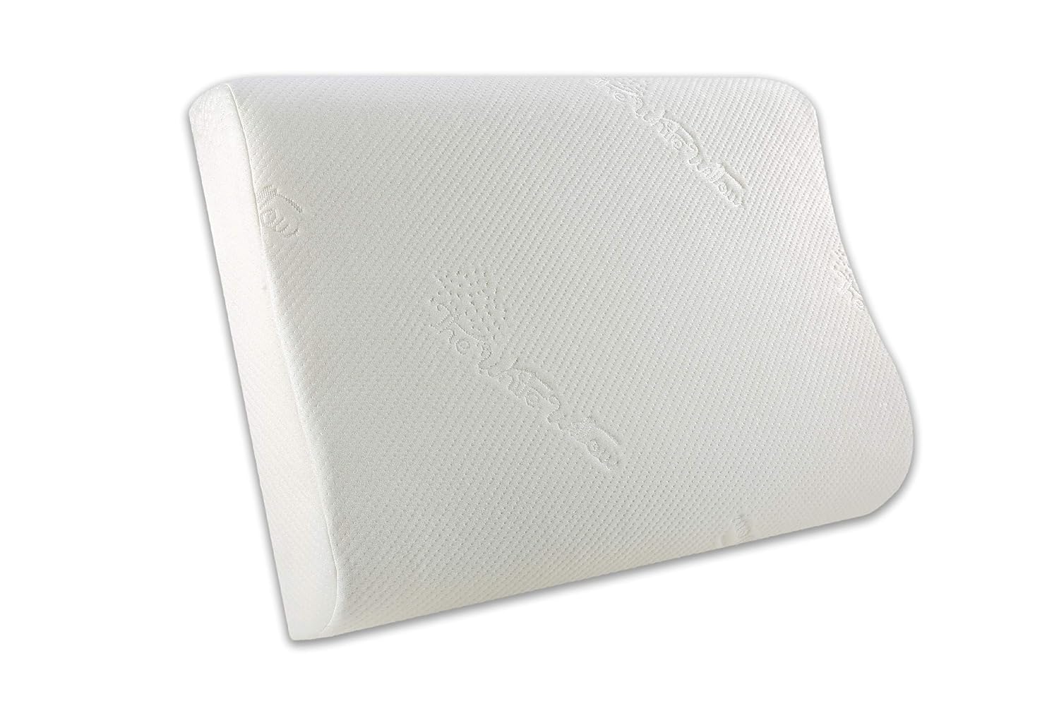 Orthopedic Cervical Pillow, Cooling Gel Memory Foam Pillow, White, King Size - 23 L X 12 W X 4 H Inch | For Neck, Shoulder Pain Relief | Contour Bed Pillow For Sleeping, Pillow Cover
